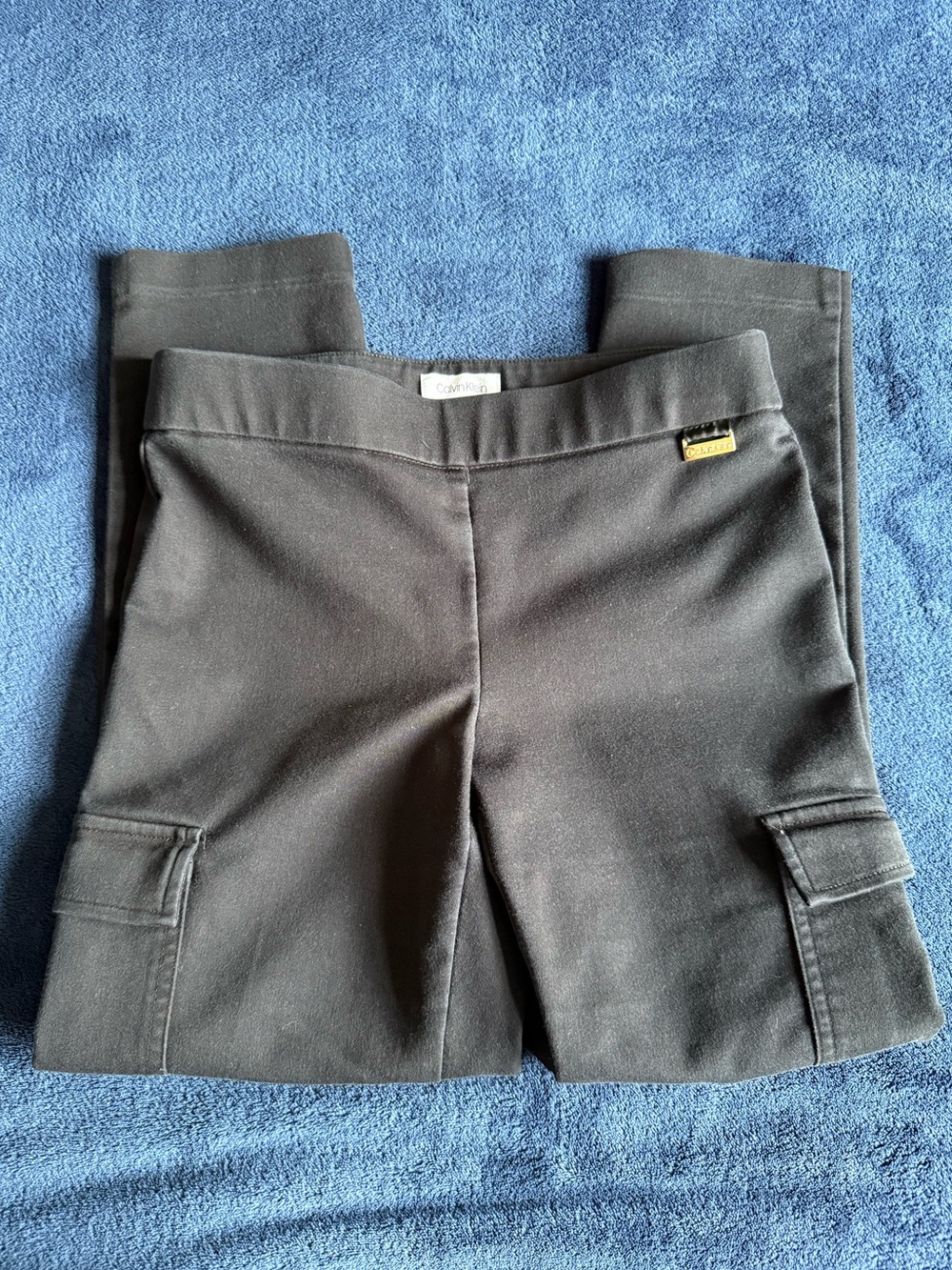Calvin Klein Black Kids Cargo Sweatpants